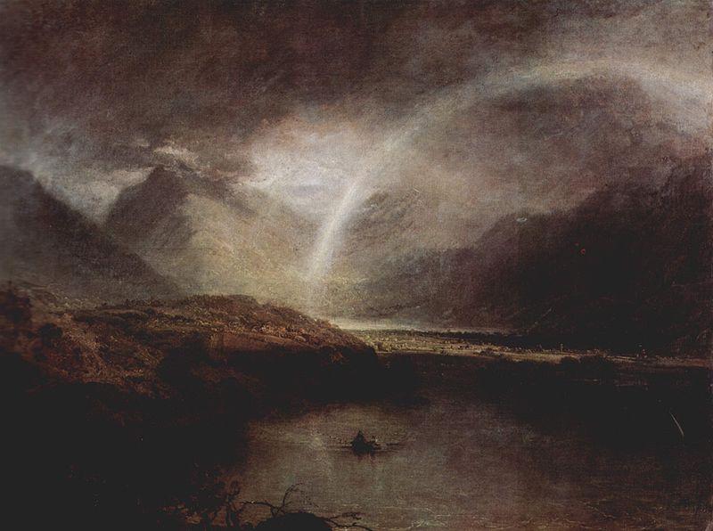 Joseph Mallord William Turner Buttermere-See mit Teilansicht von Cromackwater oil painting image